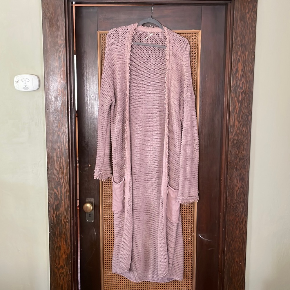 Free people knee length cardigan